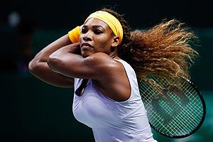 Serena Williams during the WTA Championships in Istanbul