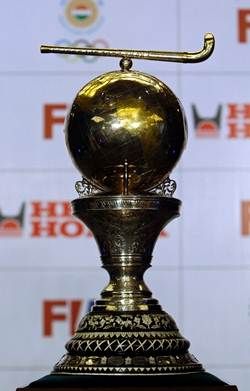 The hockey World Cup trophy