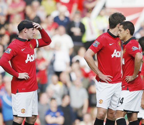 Wayne Rooney and Javier Hernandez