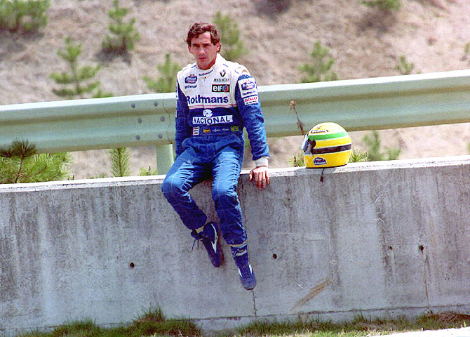 Ayrton Senna on April 17, 1994
