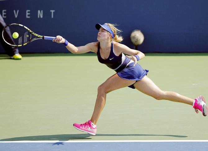 Eugenie Bouchard Victory Brings Smile To Future Face Of Tennis - Rediff ...