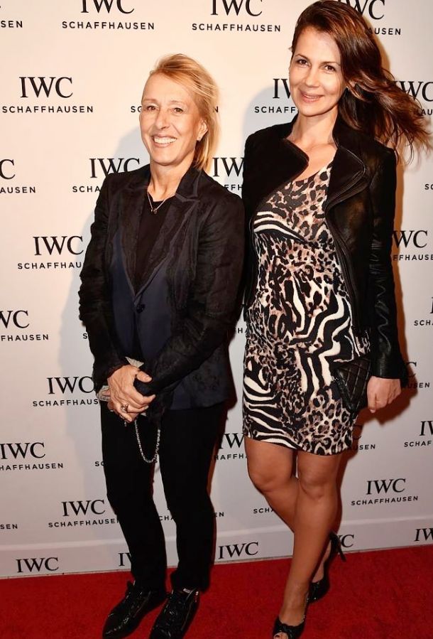 Martina Navratilova and Julia Lemigova