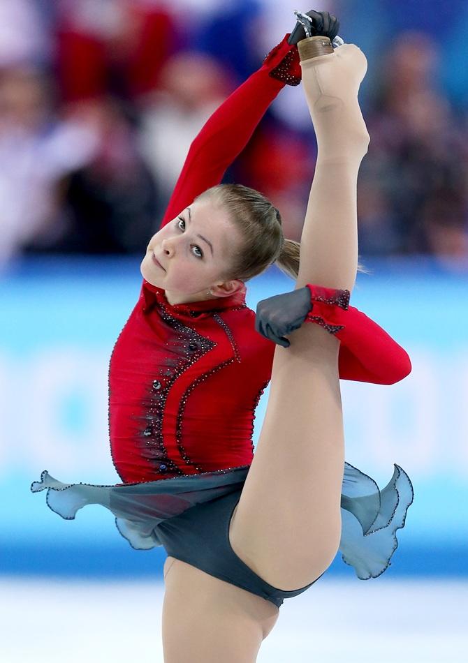 Julia Lipnitskaya of Russia.