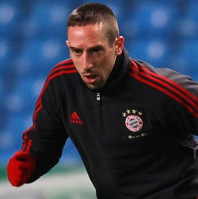 Injured Ribery out of Bayern's first leg against Arsenal