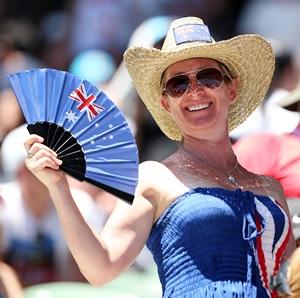 Man arrested for courtside betting at Australian Open