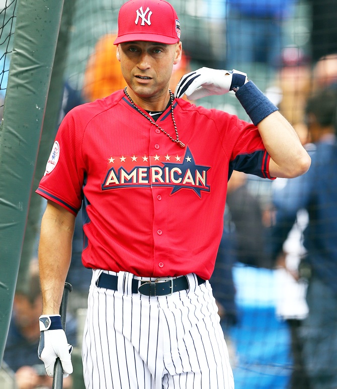 American League All-Star Derek Jeter of the New York Yankees