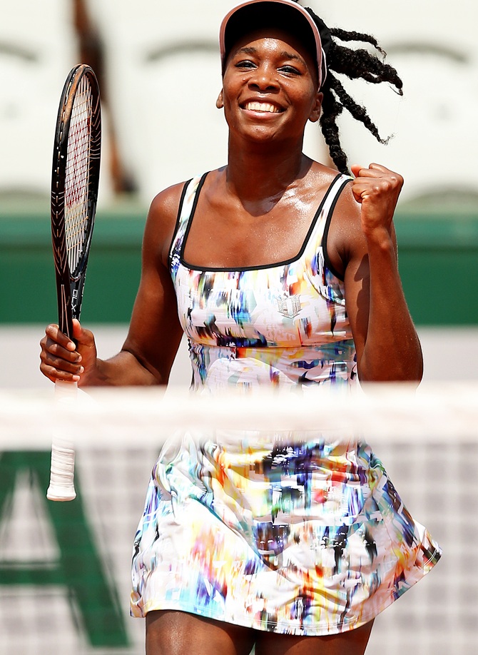 Venus Williams of the United States