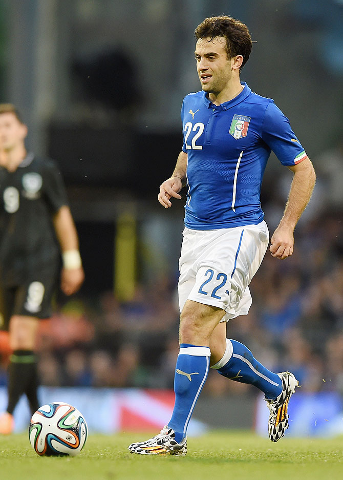Giuseppe Rossi of Italy