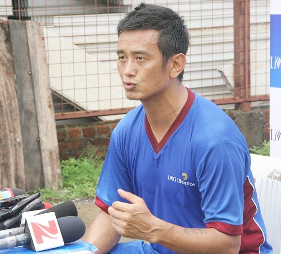 Former India football captain Bhaichung Bhutia