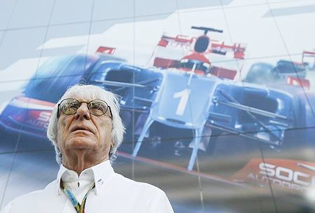 Formula One commercial supremo Bernie Ecclestone 
