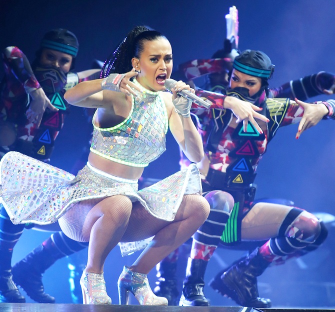Katy Perry performs live at Perth Arena