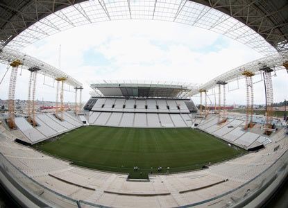 Football stadium in Brazil