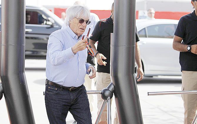 Formula One supremo Bernie Ecclestone 