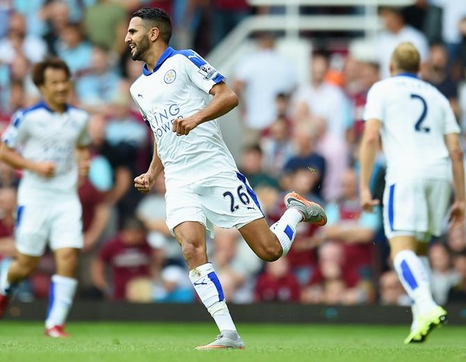 Riyad Mahrez of Leicester City