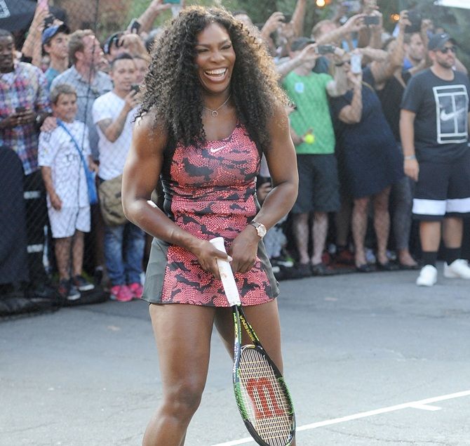 Top seed Serena Williams
