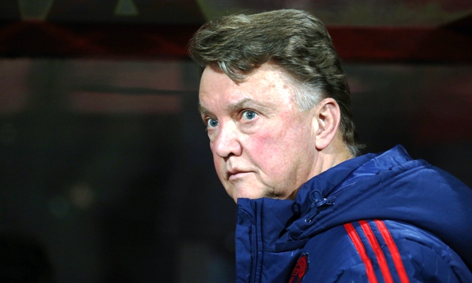 Louis van Gaal, the manager of Manchester United 