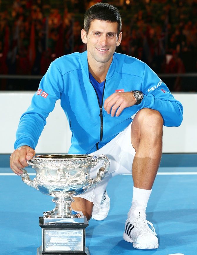 Novak Djokovic of Serbia 