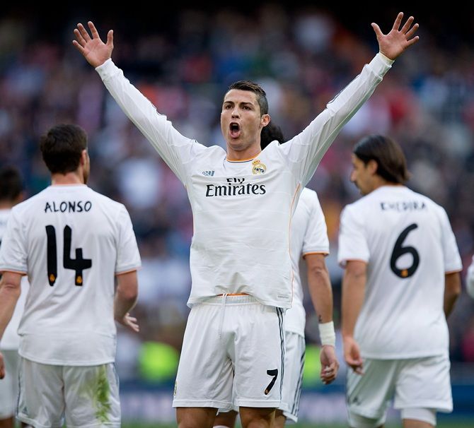 Cristiano Ronaldo of Real Madrid 