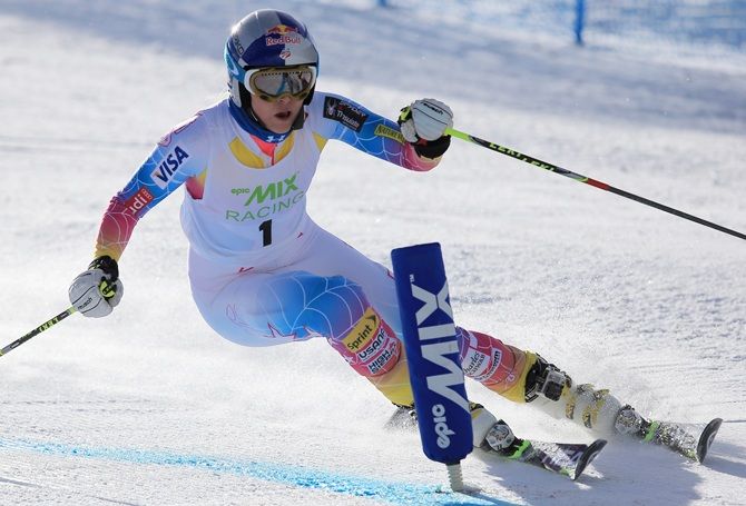 Lindsey Vonn of the US Alpine Ski Team