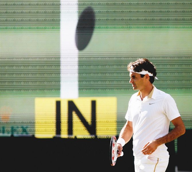  Roger Federer of Switzerland 