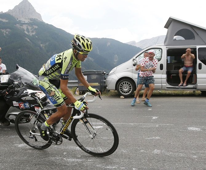 Tinkoff-Saxo’s rider Alberto Contador 