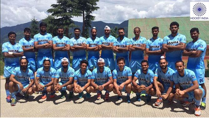 The Indian men's hockey squad that will tour Europe later this month