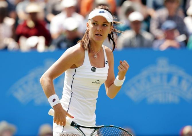 Poland's Agnieszka Radwanska believes 'Maria should rebuild her career in a different way, beginning with smaller events'helsea's Diego Costa and Manchester City's Nicolas Otamendi compete for the ball