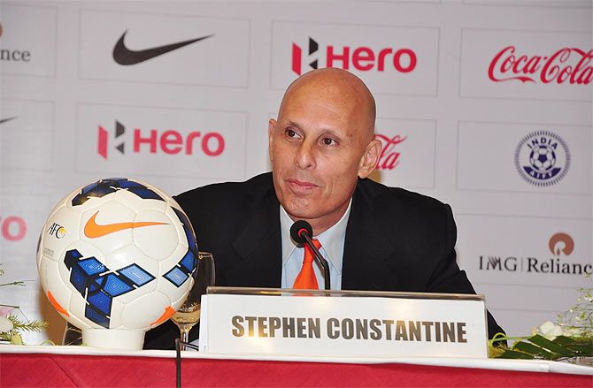 India football coach Stephen Constantine