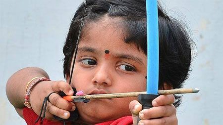 Dolly Shivani Cherukuri archery