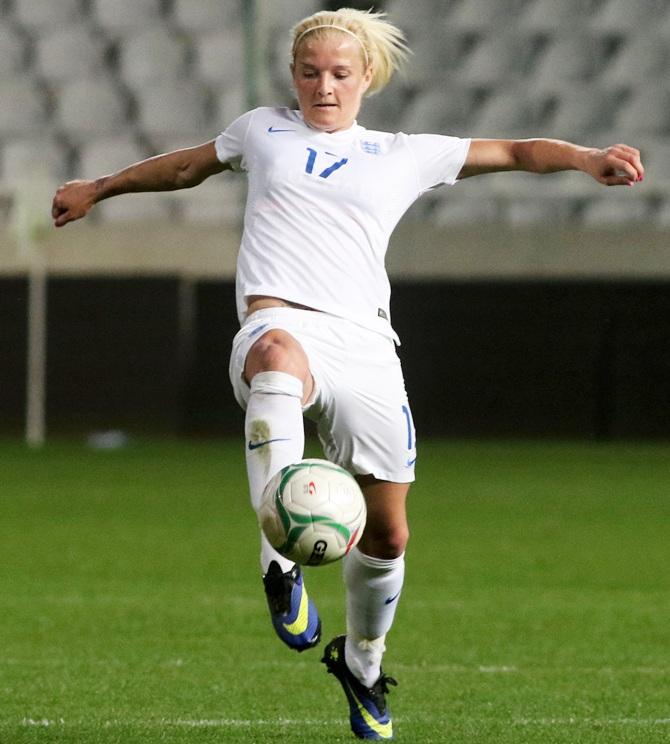 Katie Chapman of England