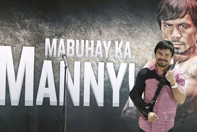 Boxer Manny Pacquiao