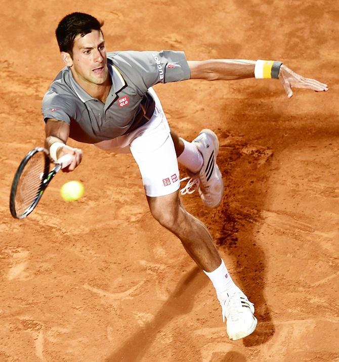 Novak Djokovic of Serbia 