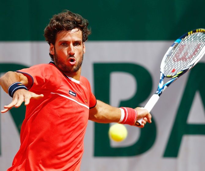 Feliciano Lopez of the Indian Aces