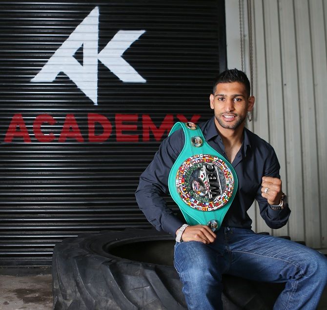 Boxer Amir Khan 