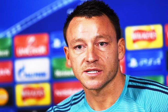 Chelsea's John Terry during the press conference 