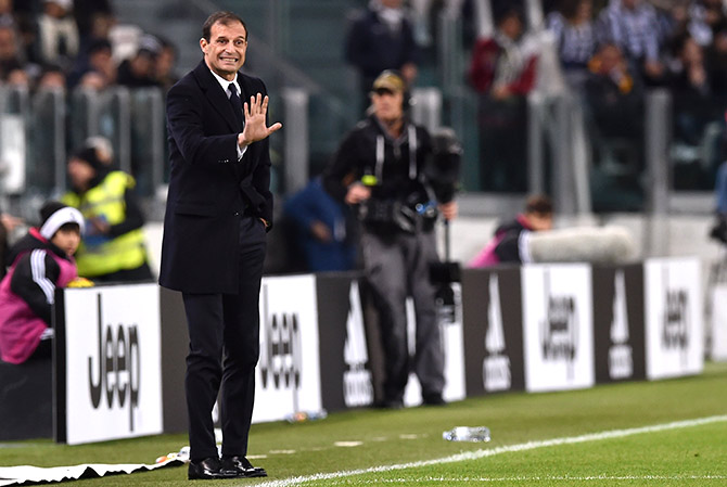 Juventus FC head coach Massimiliano Allegri