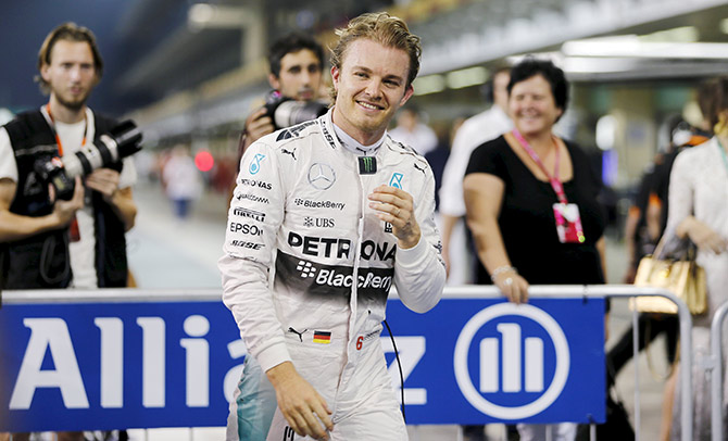Mercedes Formula One driver Nico Rosberg of Germany 