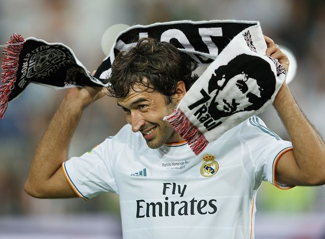Former Real Madrid player Raul