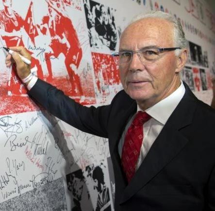 Former Germany player and coach Franz Beckenbauer