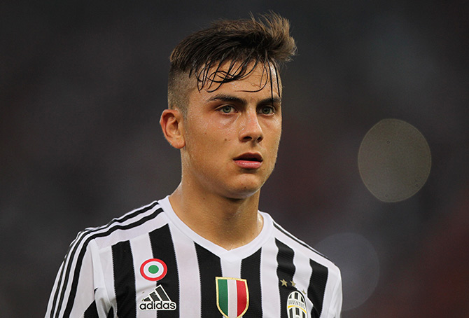 Paulo Dybala of Juventus FC looks on during the Serie A match 