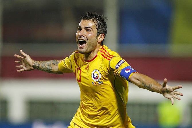 Romanian footballer Adrian Mutu