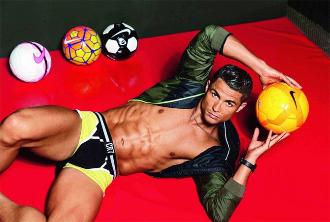 Cristiano Ronaldo poses
