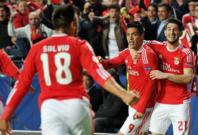 Benfica players