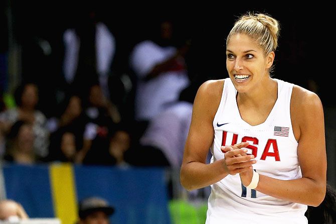 USA basketball player Elena Delle Donne is one of the many openly gay athletes at the Rio Games