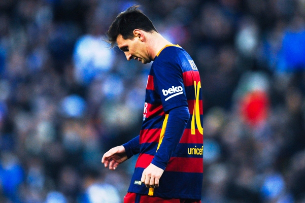 Lionel Messi of FC Barcelona 