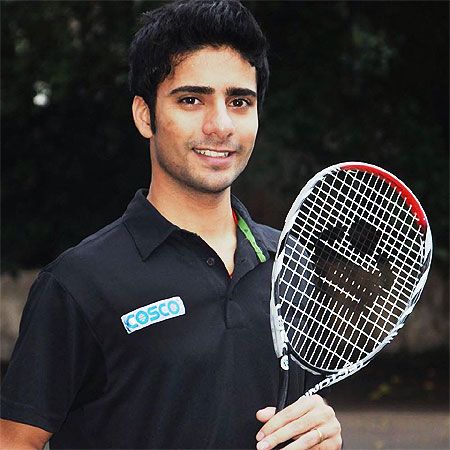 India's squash player Ravi Dixit