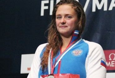 Russian breastroke swimmer Vitalina Simonova