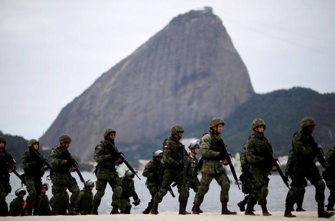  Brazilian Navy soldiers 