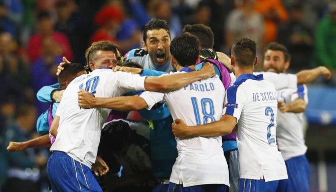 Italy players will be high on confidence going into the match after a clinical performance in their opening game against Belgium on Sunday