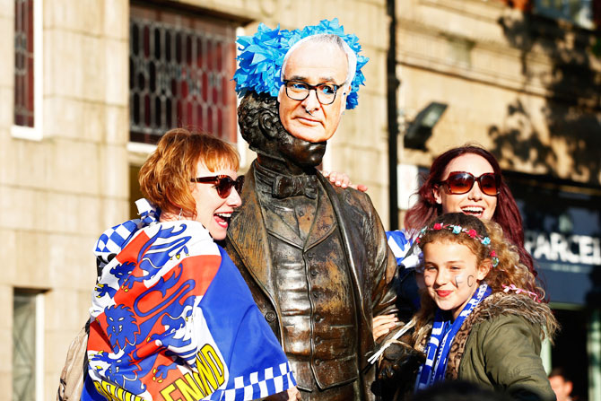 Leicester City's female fans surely love manager Claudio Ranieri 